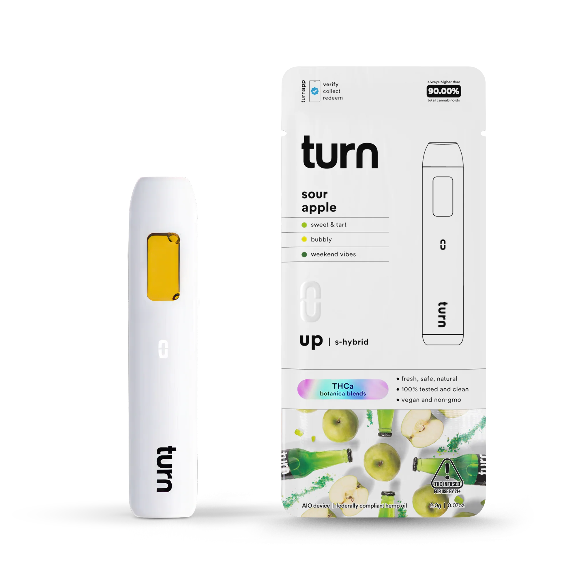 Turn - 2G THCa Sour Apple Seltzer (Sativa)